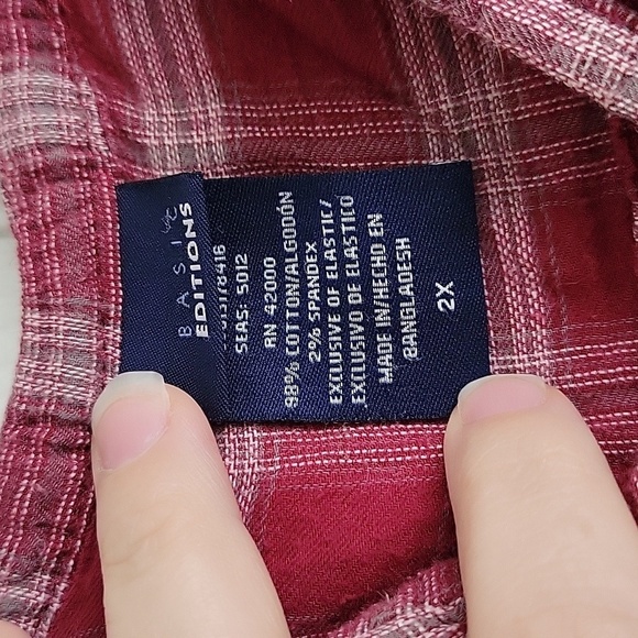 Basic Editions Women's Blouse - Picture 5 of 10